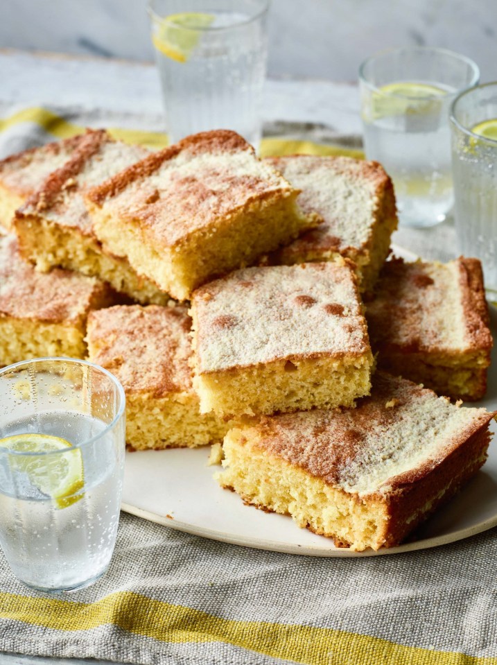  This traybake combines salty, sweet and zesty flavours. It’s an assault on the senses but in a good way – something a little different, but not steering too far away from the classics. While you’re making the batter, you might like to make an extra cake for the freezer – just double up the cake ingredients if so