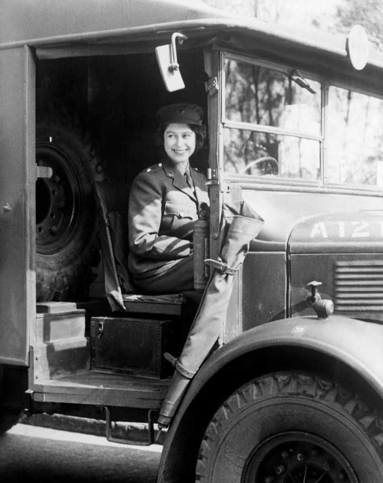 The Queen learned how to change a tyre after joining the Women’s Auxiliary Territorial Service in WWII