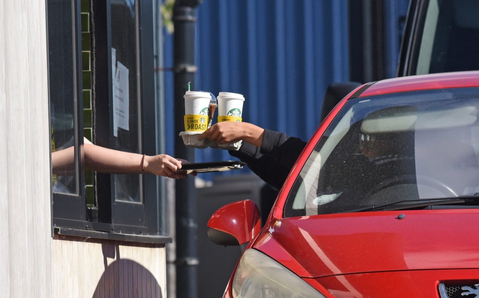 Starbucks has opened 150 stores for takeaway and drive-thru orders