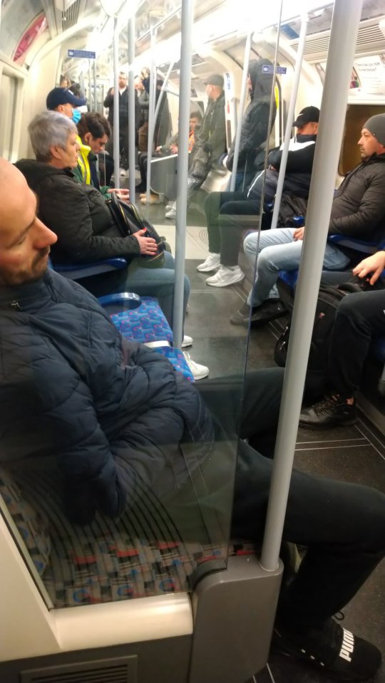  The Jubilee Line was very busy yesterday as workers headed into London