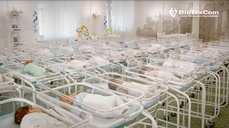  The hotel in Ukraine is currently home for 46 newborns