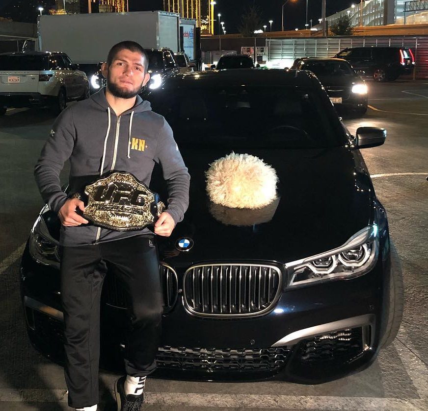  Khabib Nurmagomedov decorates White's BMW M6 Gran Coupe