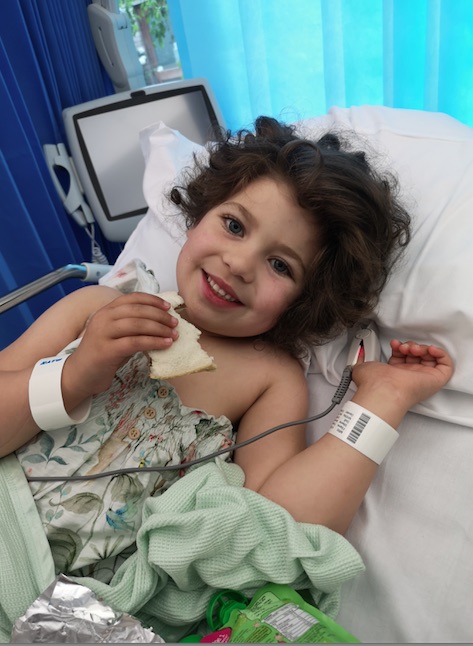 Flo Morrison, five, has had 800 rounds of chemo as she battles leukaemia 