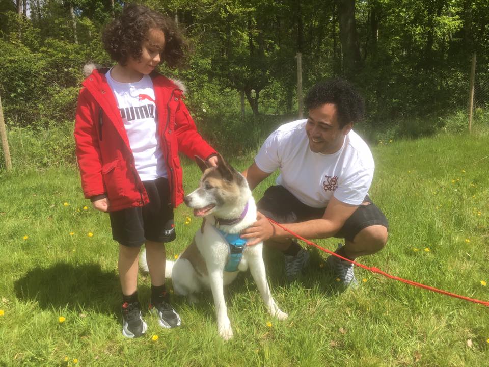 Delon and his son Bradley reunite with Missy a year after she was stolen