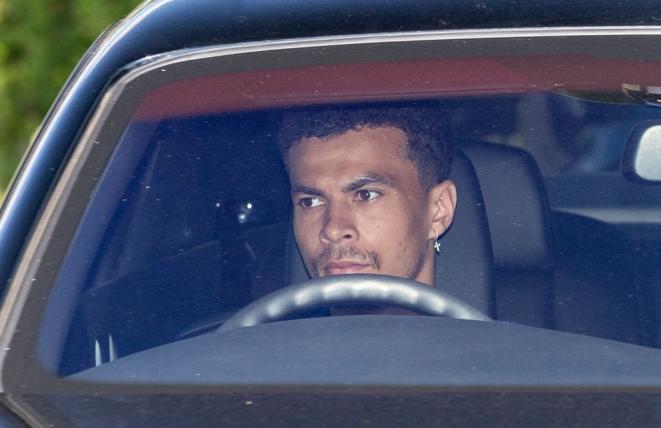  Dele Alli seen driving after the robbery