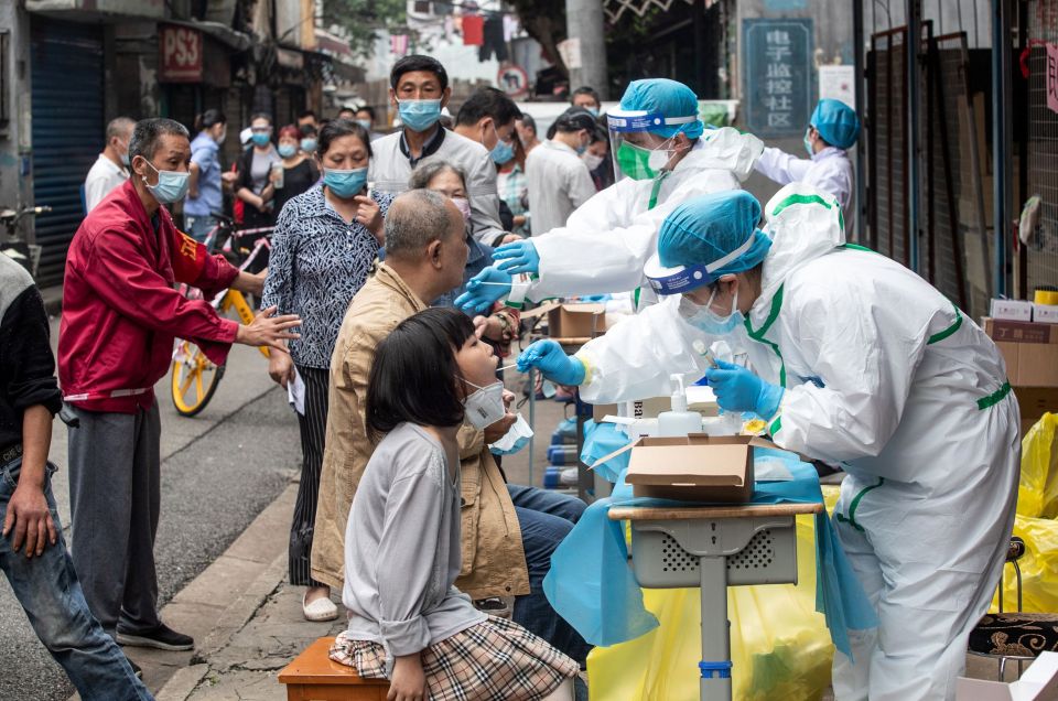  Wuhan residents get tested for Covid-19