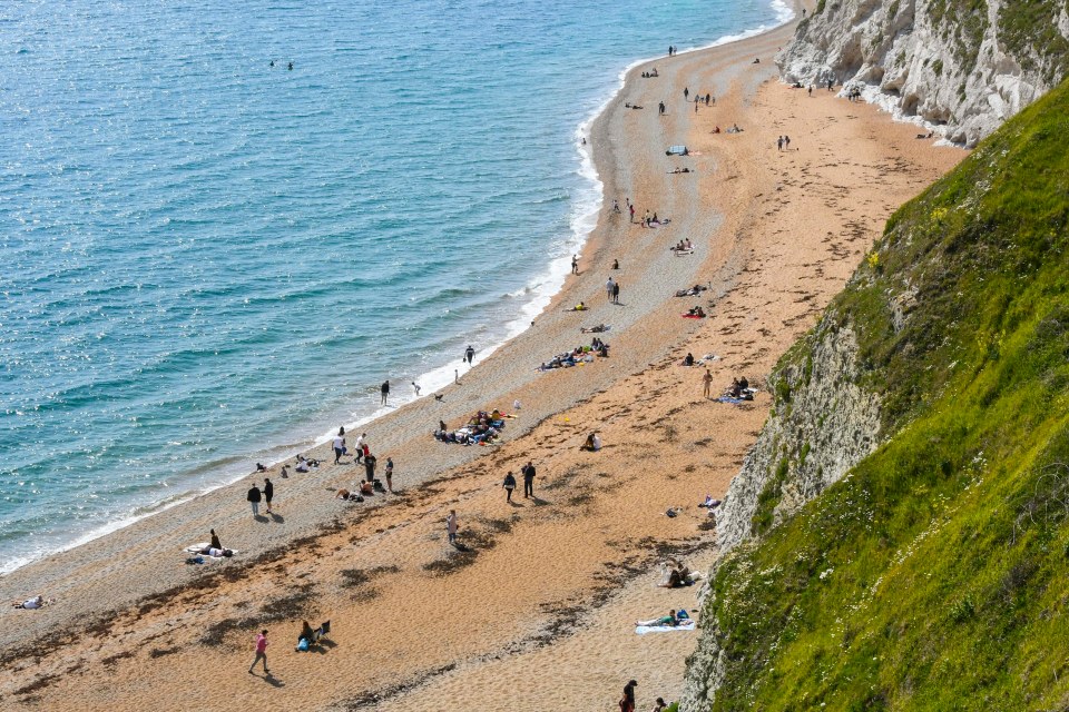 Durdle Door has now reopened following the easing of lockdown restrictions