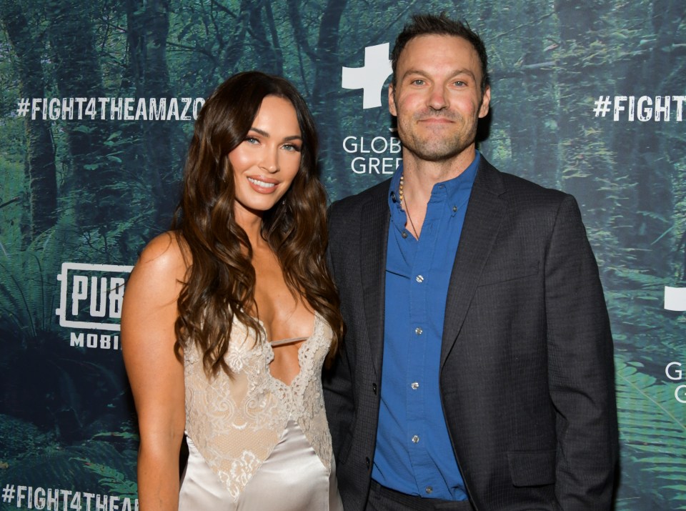 Megan has split from her movie producer husband Brian Austin Green, father of her three kids