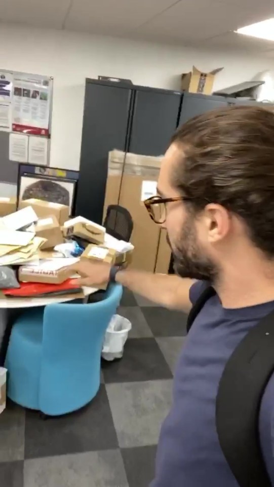  Joe Wicks couldn't believe the amount of mail he had received