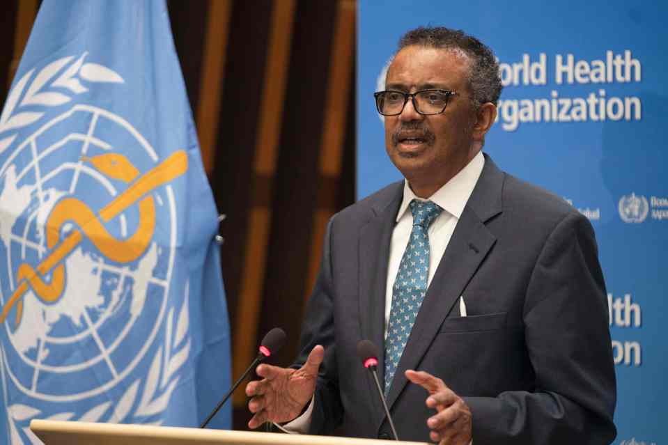  World Health Organization Director General Tedros Adhanom Ghebreyesus