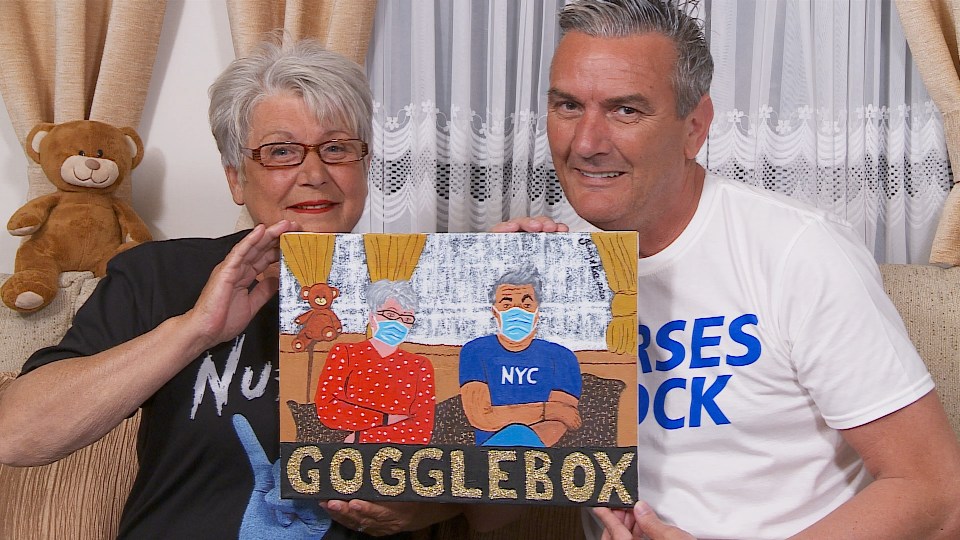 The Gogglebox cast, including have created self-portraits to raise much-needed cash for the Cavell Nurses’ Trust