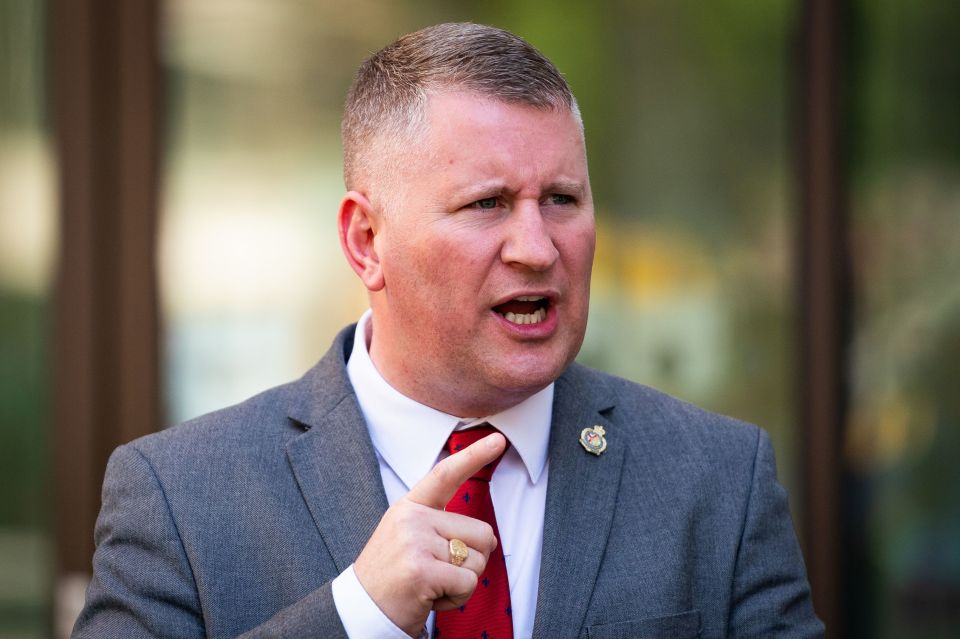  Paul Golding, head of far-right group Britain First, has been guilty of an offence under the Terrorism Act