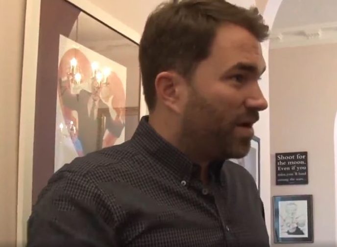 Eddie Hearn has bold plans for boxing the boxing coronavirus pandemic