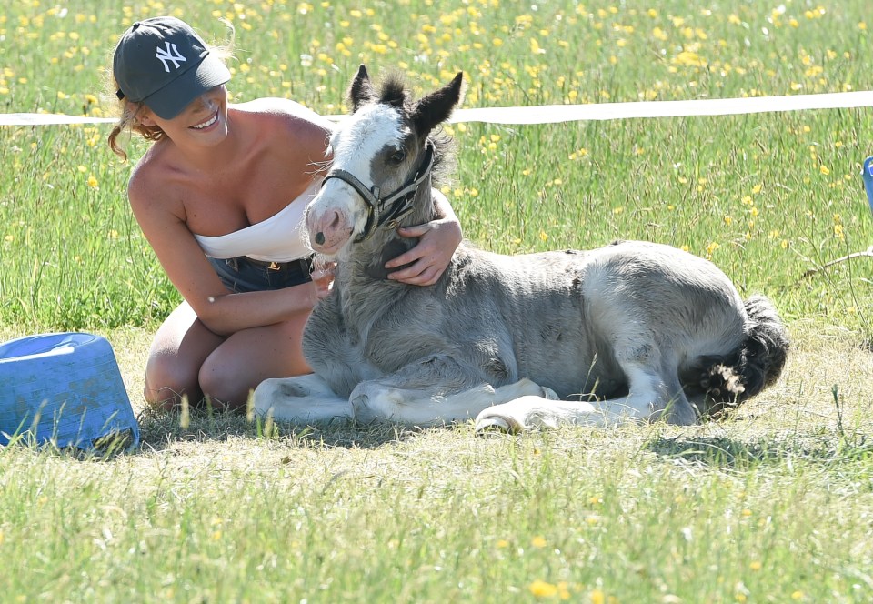  Summer seemed at one with her pets