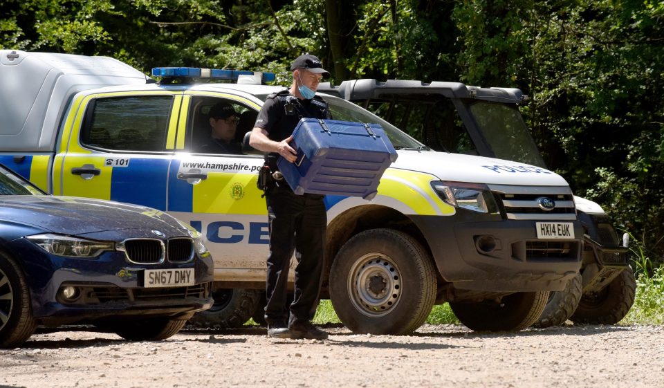 Police spent days scouring the woods where her body was found