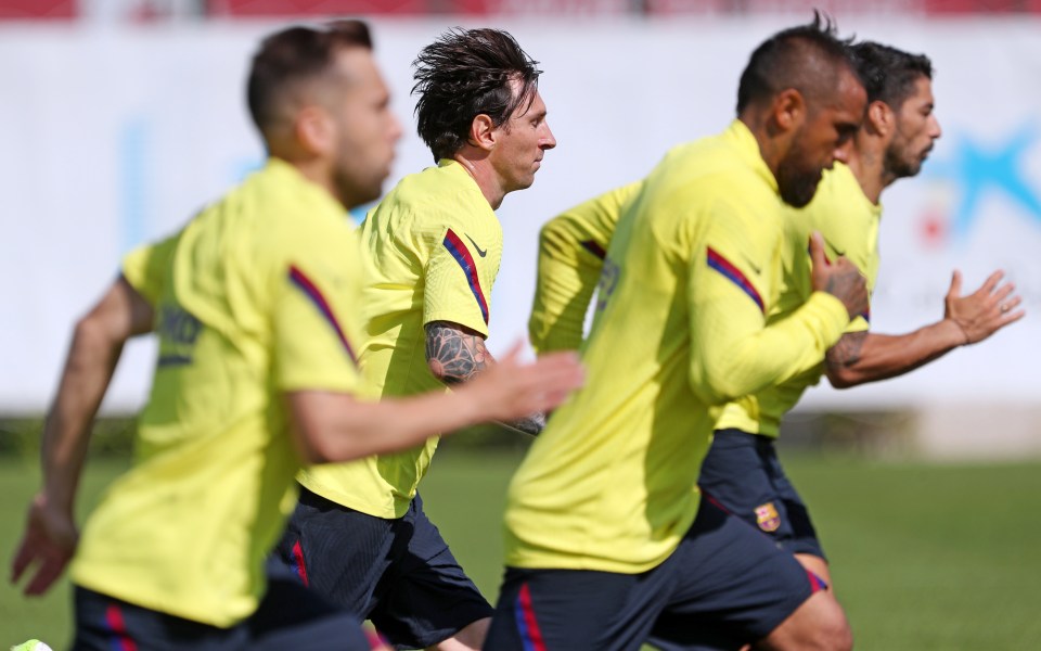  Lionel Messi and co are back in training - and the LaLiga season is set for a June 11 restart