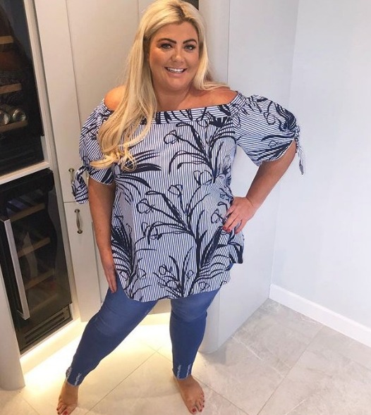  Gemma Collins showed off her three-stone weight loss in skinny jeans