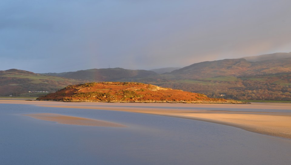 Ynys Gifftan is tidal, meaning you can walk to it when the tide is low