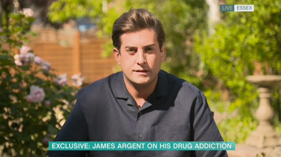 James Argent has emotionally revealed how his drugs battle affected his girlfriend Gemma