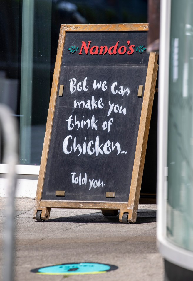 As Nando's restaurants open again new measures are in place as seen in the Edinburgh branch