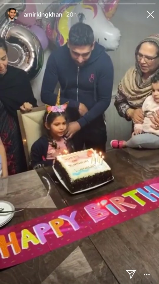 In May he threw a birthday party for his six-year-old daughter