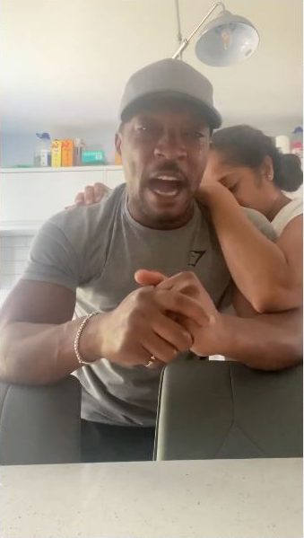  Ashley Walters posted the emotional video on Instagram