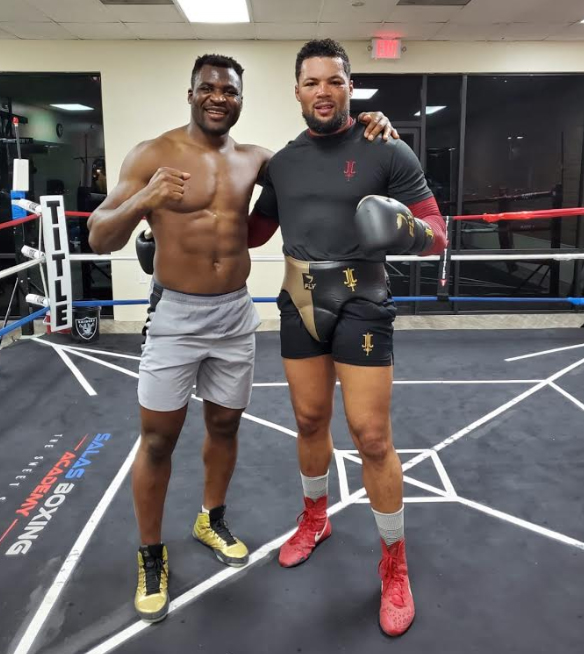 Ngannou sparred Joe Joyce in Las Vegas in 2020