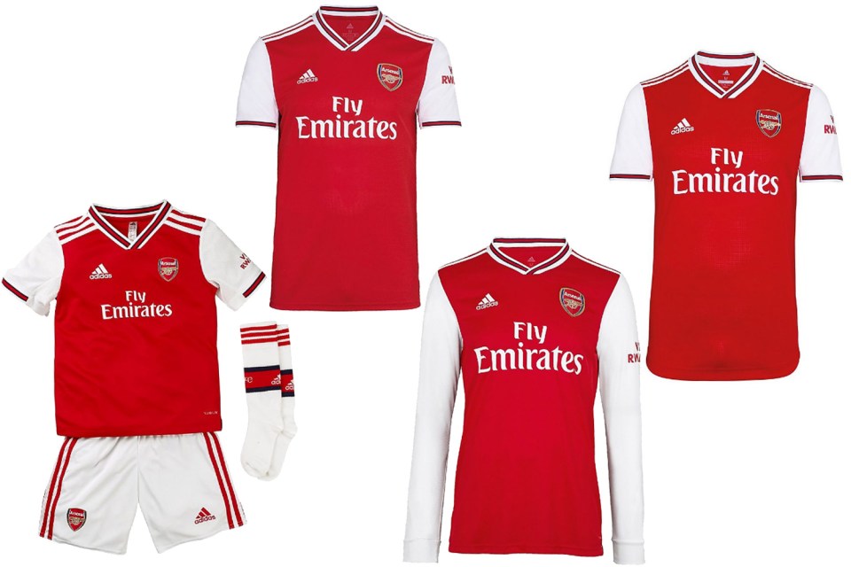  Arsenal's retro-looking home kit has been popular with fans