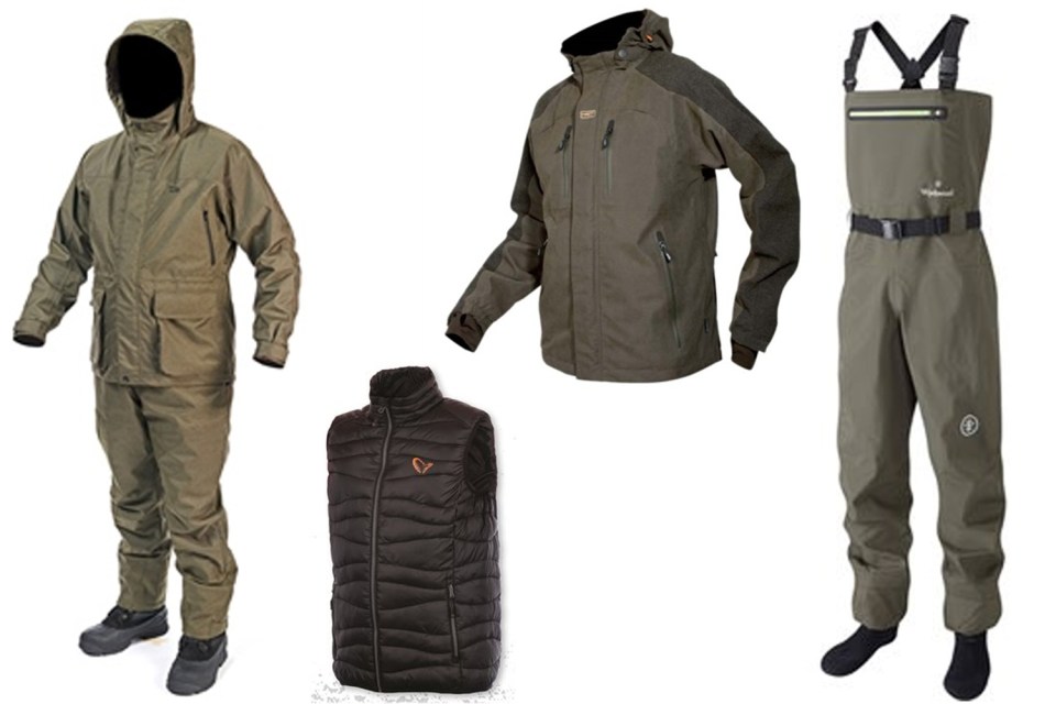  You'll find jackets, waders and vests in the sale too