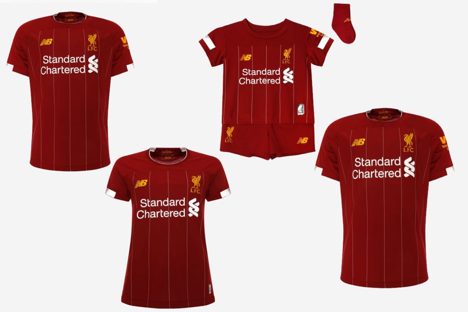  Get up to 70 per cent off on Liverpool home kits