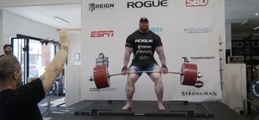  Hafthor Julien Bjornsson broke the world deadlift record in 2020