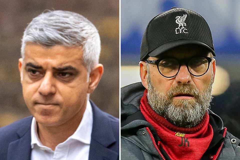  Liverpool-supporting London Mayor Sadiq Khan fears the Premier League's return could causea spike in coronavirus cases despite Jurgen Klopp's side being on the verge of the title