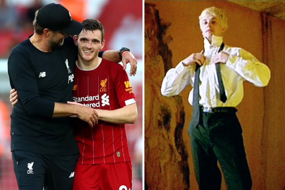  Andy Robertson has revealed how Jurgen Klopp branded him 'Sick Boy' - a character in Trainspotting