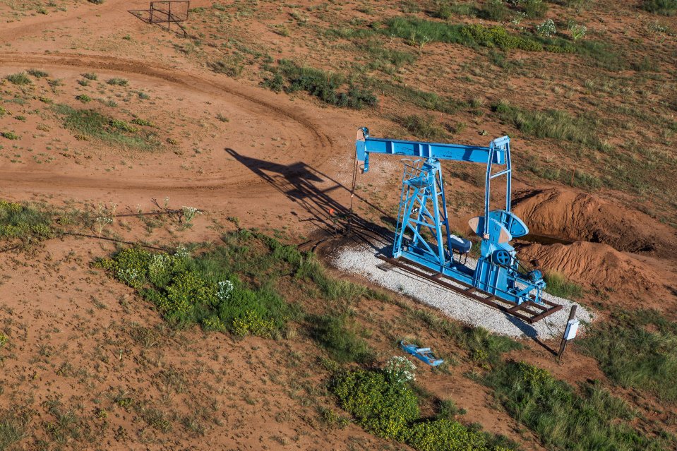  Oil wells are also dotted across the property in Northern Texas