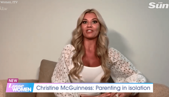  Christine McGuinness revealed her 'heart's breaking' for her three autistic children as they're finding lockdown 'really difficult'