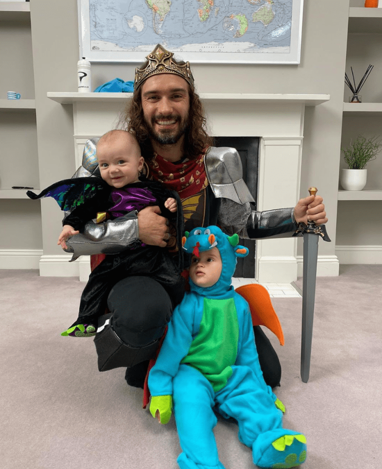  Joe loves being a dad to Indie, one, and five-month-old Marley