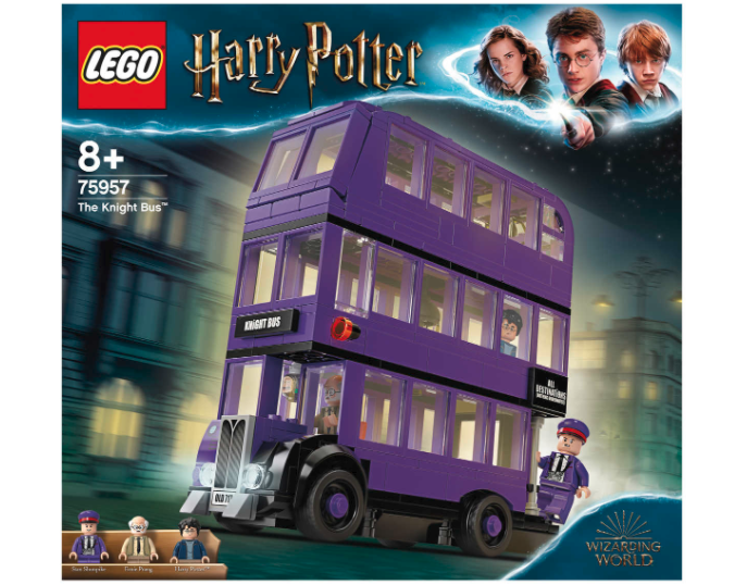 Lego fans will be delighted by this Knight Bus set