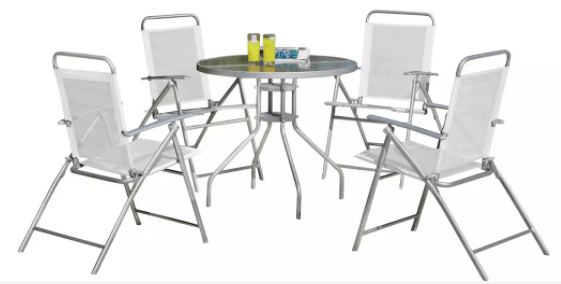 This Argos set comes with four chairs