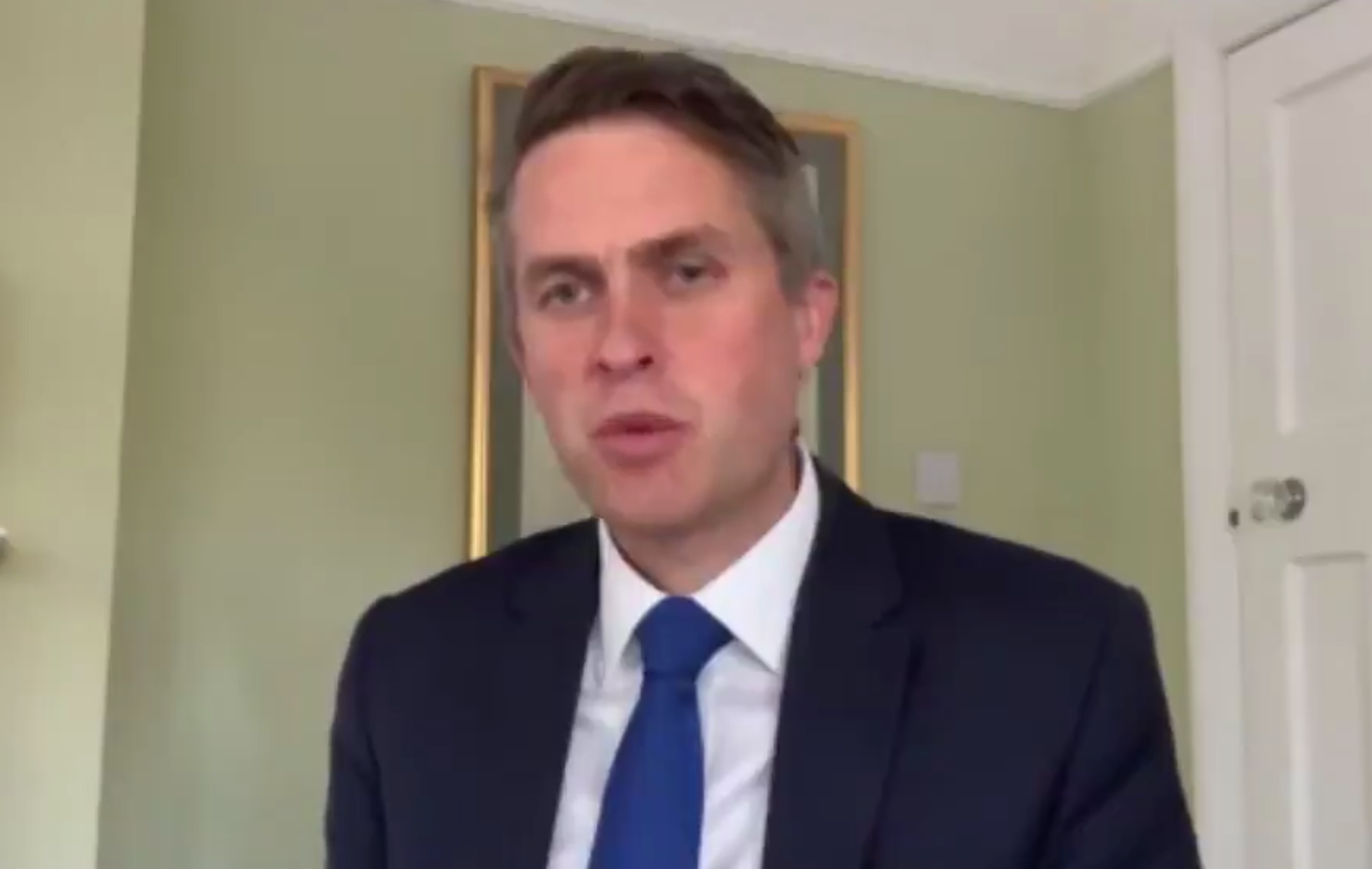  Gavin Williamson vowed a "large number" of schools were going back