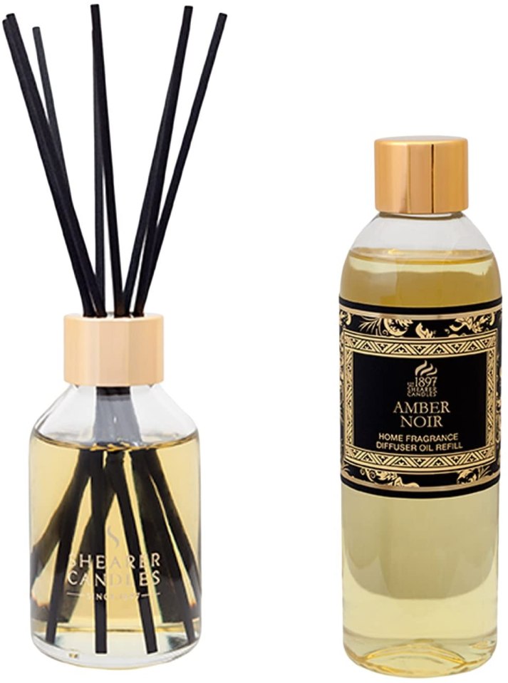 Shearer Candles Amber Noir reed diffuser refill