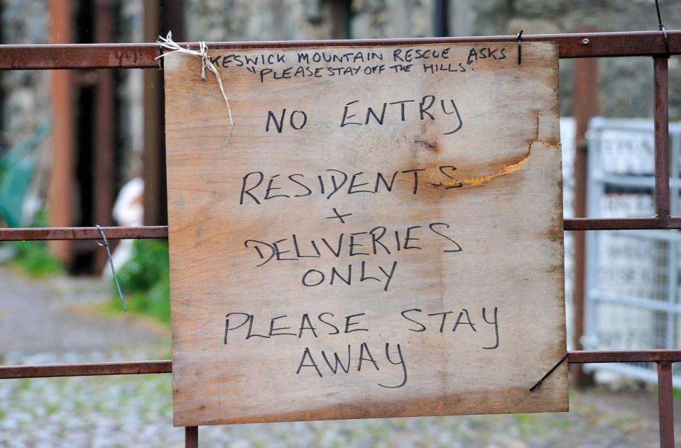 Local farmers are warning people not to walk through their fields