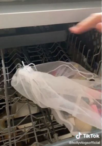 If you don't have a dishwasher Holly said a washing machine will also do the trick