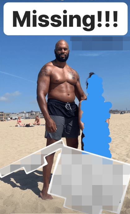  He was swimming at Venice Beach, California with his ten-year-old son when he got into difficulty