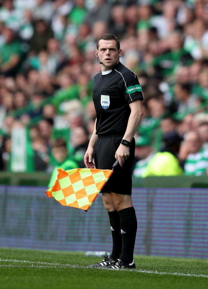 MP and former linesman Douglas Ross announced he was off