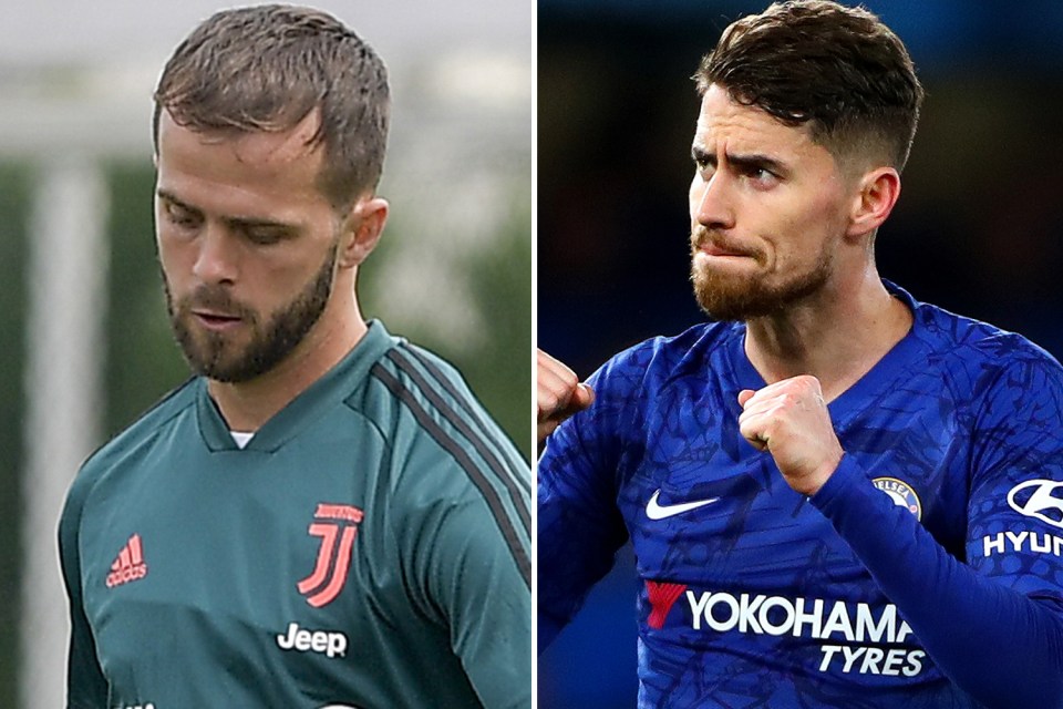  Chelsea are eyeing a swoop for Juventus’ Miralem Pjanic and could use Jorginho as bait