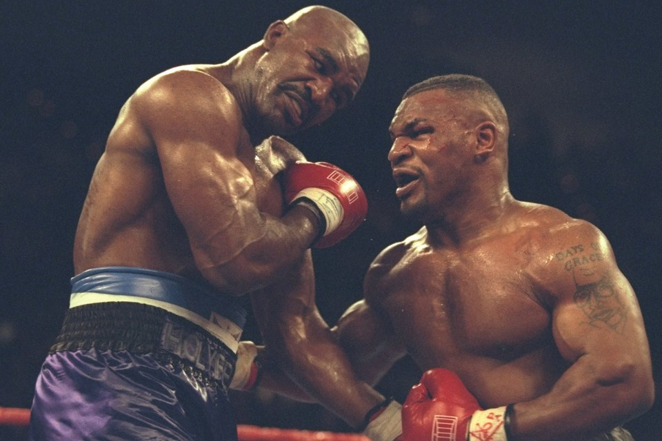  Evander Holyfield - who twice defeated Tyson in the 1990s - is being talked about as a potential opponent