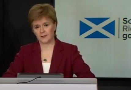  Nicola Sturgeon today insisted Scotland might have different restrictions