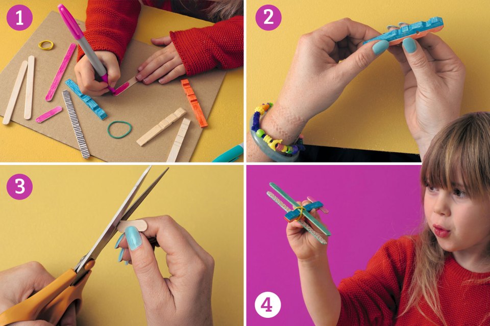  Put those lolly sticks to good use by making these fun planes