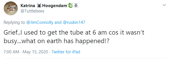  Public transport has become much busier this week with many Brits going back to work and services not yet back at full capacity