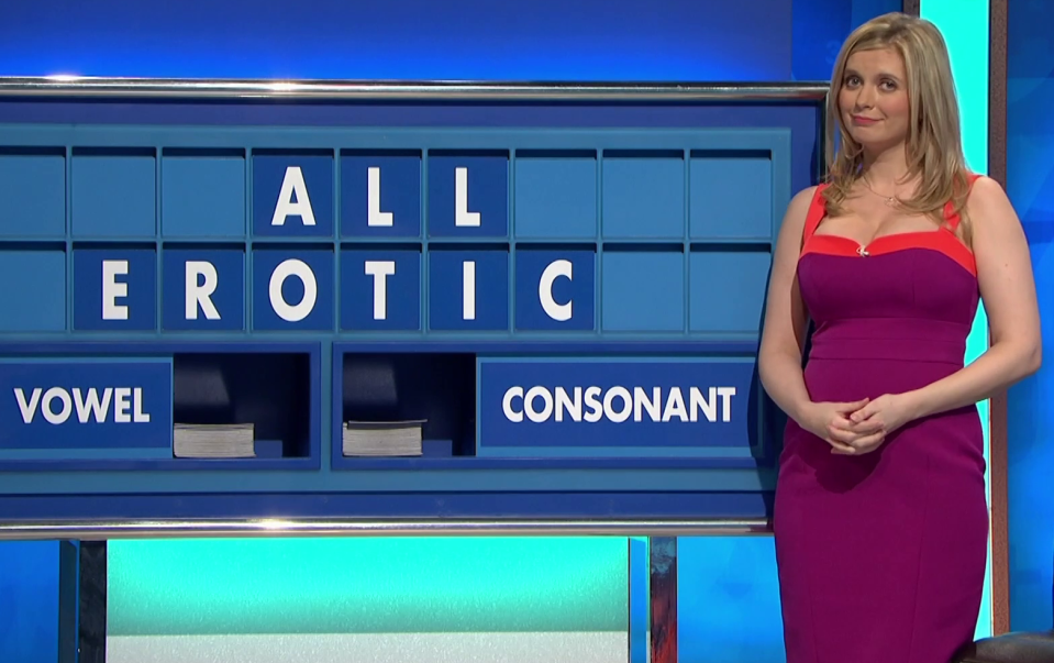  Rachel Riley spelt out the words ALL EROTIC on the Countdown board today